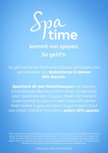Creme Angebot im NIVEA Prospekt, gültig von 23.01.2023 bis 19.02.2023 Creme Angebot im aktuellen NIVEA Prospekt auf Seite 2