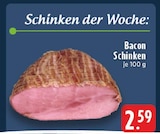 EDEKA - Bacon Schinken Angebot im Prospekt Bacon Schinken bei EDEKA im Prospekt "" für 2,59 €