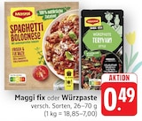 Fix Spaghetti Bolognese Angebote von Maggi bei EDEKA Villingen-Schwenningen für 0,49 €