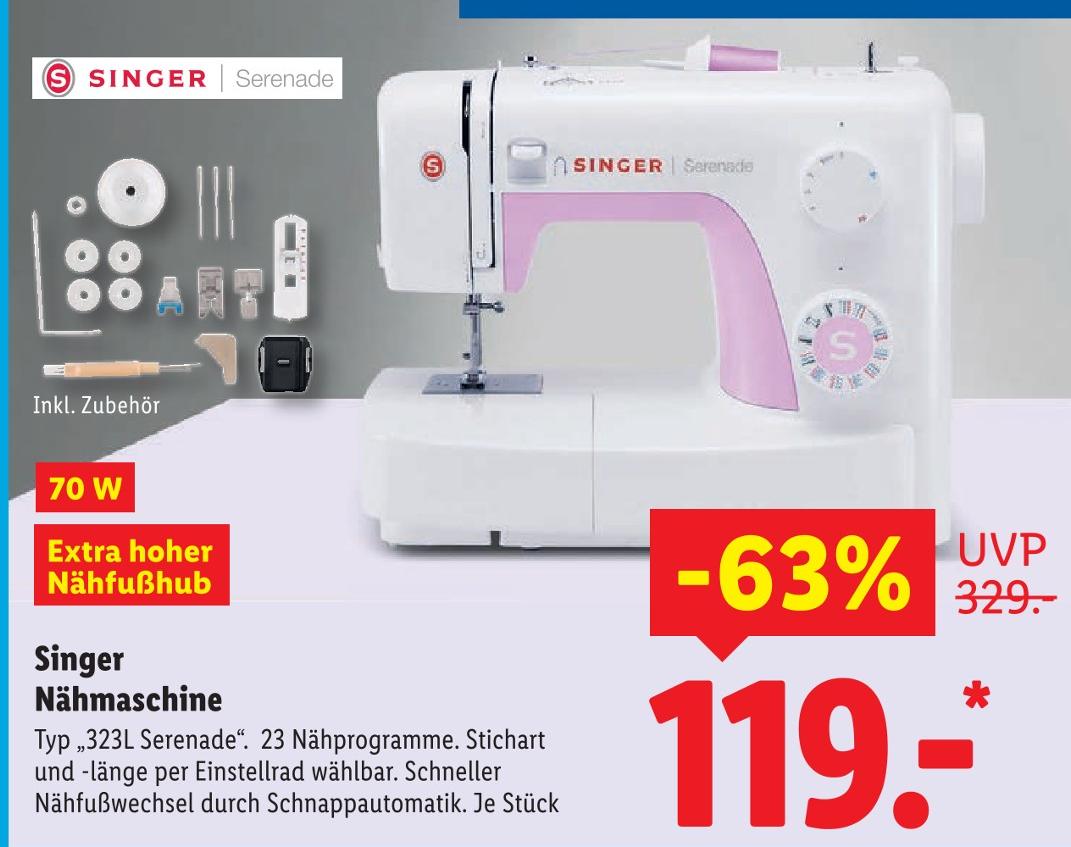 Nähmaschine Typ 323L Serenade