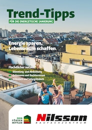 Aktueller Nilsson Baufachzentrum Prospekt, "Trend-Tipps FÜR DIE ENERGETISCHE SANIERUNG", mit Angeboten der Woche, gültig von 18.07.2025 bis 18.07.2025