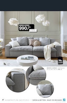 Sofa im Kabs Prospekt "HAPPY NEW YEAR" mit 50 Seiten (Osnabrück)