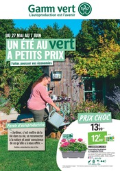Prospectus Jardineries & Animaleries Gamm vert en cours à Les Touches et alentours, "UN ÉTÉ AU VERT À PETITS PRIX", 12 pages, 27/05/2026 - 07/06/2026 Catalogue Jardineries & Animaleries Gamm vert en cours à Les Touches et alentours, "UN ÉTÉ AU VERT À PETITS PRIX", 12 pages, 27/05/2026 - 07/06/2026