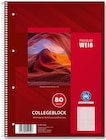Rossmann Schwetzingen - Collegeblock Liniert oder kariert Angebot im Prospekt Collegeblock Liniert oder kariert bei Rossmann im Schwetzingen Prospekt für 1,69 €