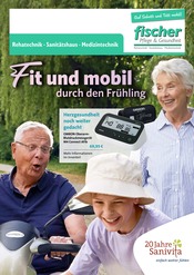 Pflege u. Gesundheit Fischer GmbH & Co. KG Sanitätshäuser Prospekt der aktuellen Woche mit 6 Seiten, gültig von 11.03.2026 bis 31.05.2026, in Anröchte und Umgebung Aktueller Pflege u. Gesundheit Fischer GmbH & Co. KG Sanitätshäuser Prospekt in Anröchte und Umgebung, "Fit und mobil durch den Frühling" mit 6 Seiten, 11.03.2026 - 31.05.2026