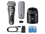Aktuelles 9675CC (POWERCASE) Rasierer Series 9 Pro+ Grau (Synchro-Sonic, Reinigungsstation: Ja, mit Ladefunktion) Angebot bei MediaMarkt Saturn in Bremerhaven ab 299,00 €
