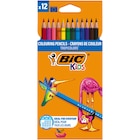 12 crayons de couleur "Tropicolors" dans le catalogue Carrefour Market
