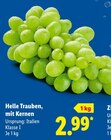 Helle Trauben, mit Kernen Angebote bei Lidl Rostock für 2,99 €
