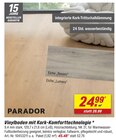 Vinylboden mit Kork-Komforttechnologie Angebote von Parador bei toom Baumarkt Potsdam für 24,99 €