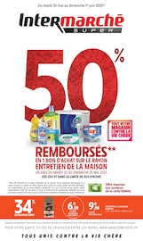Catalogue Supermarchés Intermarché en cours à Aizecq et alentours, "TOUT VOTRE MAGASIN CONTRE LA VIE CHÈRE", 32 pages, 20/05/2025 - 01/06/2025