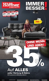 Aktueller Höffner Prospekt mit Polstermöbel, "IMMER BESSER!", Seite 1