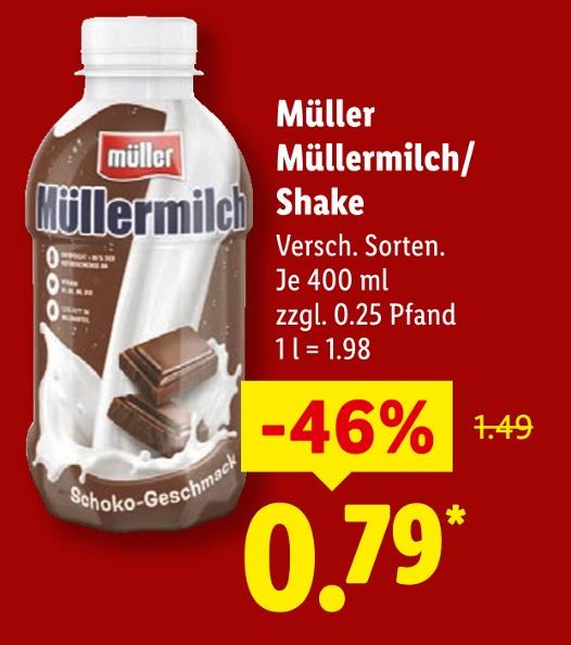 Müllermilch/Shake