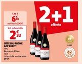 Promo CÔTES DU RHÔNE AOP 2022 à 6,98 € dans le catalogue Auchan Supermarché à Montberon