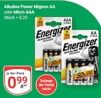 Alkaline Power Mignon AA bei GLOBUS im Prospekt "" für 0,99 €