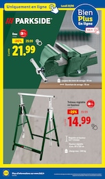 Prix et réduction Tréteau dans le prospectus Lidl en cours Offre Tréteau dans le catalogue Lidl du moment à la page 66