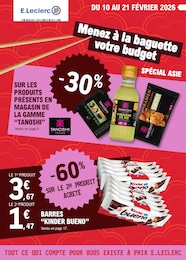 Catalogue E.Leclerc "Menez à la baguette votre budget" à Mirambeau et alentours, 56 pages, 10/02/2026 - 21/02/2026
