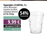 Superglas »CLUB No. 1« Angebote bei EDEKA Pforzheim für 9,99 €