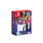 Pack Console Nintendo Switch Oled Blanche + Mario Kart 8 Deluxe + 12 mois d'abonnement Online dans le catalogue Carrefour