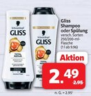 Gliss Shampoo im Angebot bei Markant Nordwest in Detmold Gliss Shampoo Angebote von Schwarzkopf bei Markant Nordwest Detmold für 2,49 €