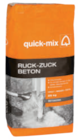 Ruck-Zuck Beton im Angebot bei toom Baumarkt in Erlangen Ruck-Zuck Beton Angebote von quick-mix bei toom Baumarkt Erlangen für 8,49 €