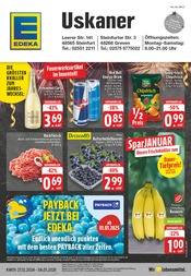 Aktueller EDEKA Discounter Prospekt in Saerbeck und Umgebung, "Aktuelle Angebote" mit 28 Seiten, 27.12.2024 - 04.01.2025