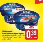 Aktuelles Rahm- oder Mascarpone Joghurt Angebot bei E center in Chemnitz ab 0,39 €