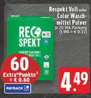 Voll Waschmittel Pulver Angebote von Respekt bei E center Moers für 4,49 €