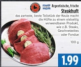 EDEKA Merenberg - Argentinische, frische Steakhuft Angebot im Prospekt Argentinische, frische Steakhuft bei EDEKA im Merenberg Prospekt für 1,99 €