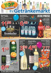 Aktueller TOP Getränke Discounter Prospekt in Harsewinkel und Umgebung, "Aktuelle Angebote" mit 4 Seiten, 09.02.2026 - 14.02.2026