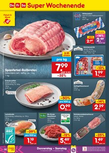Schweinefilet im Netto Marken-Discount Prospekt "Aktuelle Angebote" mit 73 Seiten (Augsburg)