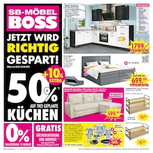 SB Möbel Boss Prospekt für Neubrandenburg: "JETZT WIRD RICHTIG GESPART!", 12 Seiten, 23.08.2025 - 29.08.2025