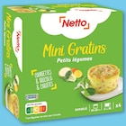 4 mini gratins petits légumes légumes surgelés - Netto en promo chez Netto Neuilly-sur-Seine à 2,69 €