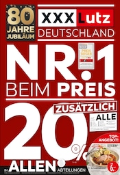 Aktueller XXXLutz Möbelhäuser Prospekt mit Gutscheine, "NR.1 BEIM PREIS", Seite 1