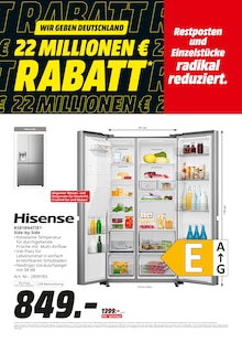 Kühlschrank Angebot im aktuellen MediaMarkt Saturn Prospekt auf Seite 7