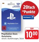 PlayStation Store Gutscheine Angebote von PlayStation bei E center Göppingen für 10,00 €