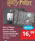 Harry Potter Herren oder Damen Socken Adventskalender für 16,99 € bei budni im Angebot Harry Potter Herren oder Damen Socken Adventskalender im aktuellen budni Prospekt