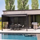 Pergola autoportante motorisée NATERIAL Astra aluminium gris anthracite,11.79 m² - NATERIAL en promo chez Leroy Merlin Châteauroux à 2 690,00 €