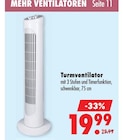 Turmventilator im aktuellen Mäc-Geiz Prospekt