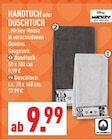 HANDTUCH oder DUSCHTUCH Angebote von Disney Mickey and Friends bei Marktkauf Bottrop für 9,99 €