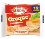 Fromage en tranches pour croque-emmental - PRÉSIDENT dans le catalogue Supeco