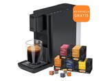 Qbo ICONIC + 40 Kapseln Kapselmaschine Schwarz im MediaMarkt Saturn Prospekt Qbo ICONIC + 40 Kapseln Kapselmaschine Schwarz von TCHIBO im aktuellen MediaMarkt Saturn Prospekt für 39,00 €