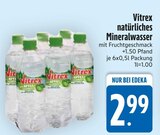 natürliches Mineralwasser von Vitrex im aktuellen EDEKA Prospekt für 2,99 €