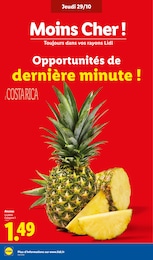 Offre Ananas dans le catalogue Lidl du moment à la page 4