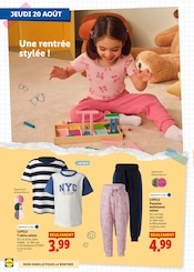 Promos T-Shirt dans le catalogue "Préparez la rentrée !" de Lidl T-Shirt en promo dans le catalogue Lidl à la page 22