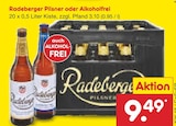 Pilsner Angebote von Radeberger bei Netto Marken-Discount Brandenburg für 9,49 €