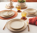 Service vaisselle 12 pièces en grès à 27,99 € dans le catalogue Supeco