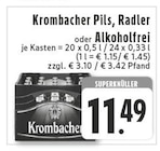 Pils, Radler im Angebot bei EDEKA in Gronau Pils, Radler Angebote von Krombacher bei EDEKA Gronau für 11,49 €