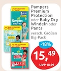 Premium Protection von Pampers für 15,49 € bei budni im Angebot Premium Protection von Pampers im aktuellen budni Prospekt
