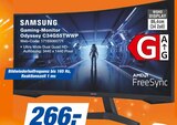 Gaming-Monitor Odyssey C34G55TWWP Angebote von Samsung bei expert Suhl für 266,00 €