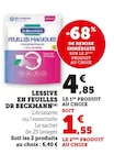 Lessive en feuilles - Dr Beckmann - Super U à Guyancourt Lessive en feuilles - Dr Beckmann en promo chez Super U Guyancourt à 1,55 €